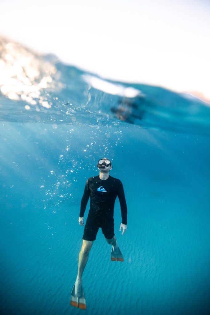Swimming under water Swimming techniques