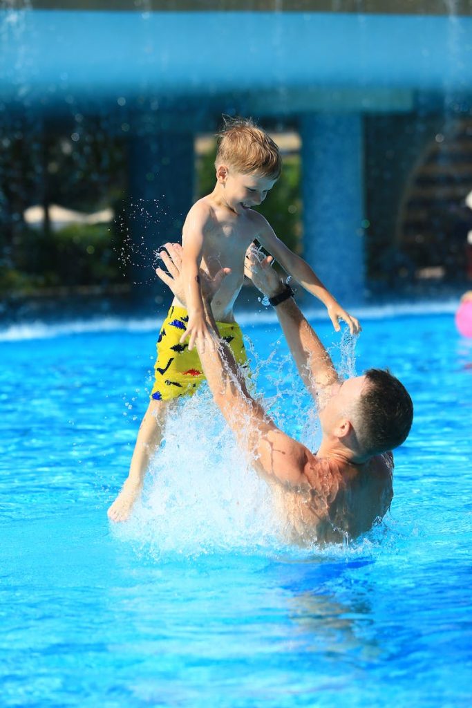 Baby hates swimming lessons 