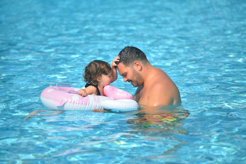 Dad and Baby Dad and Baby swimming lessons