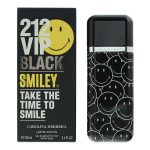 Carolina Herrera 212 VIP Black Smiley Take The Time To Smile EDP 100ml For Men - Image 2