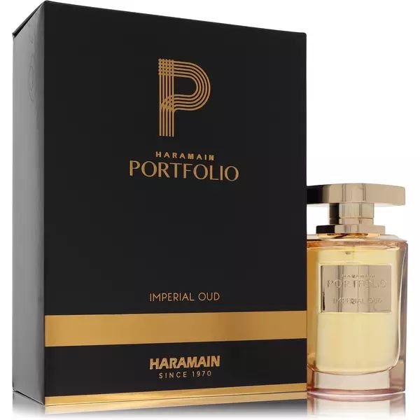 0a4254cad0e0a7fe5bb1b084296e1bd0.jpg Al Haramain Portfolio Imperial Oud EDP 75ml Perfume For Men - Image 1