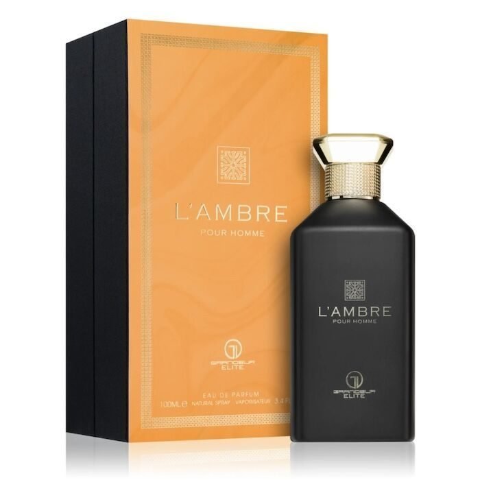2289d97599477966bc0af16c0682c9b9.jpg Grandeur Elite L'Ambre Pour Homme EDP 100ml For Men - Image 1