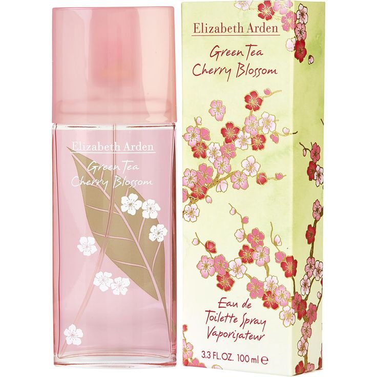 3c6fff8038bbd1baeb0fea104377230b.jpg Elizabeth Arden Green Tea Cherry Blossom EDT 100ml Perfume For Women - Image 1