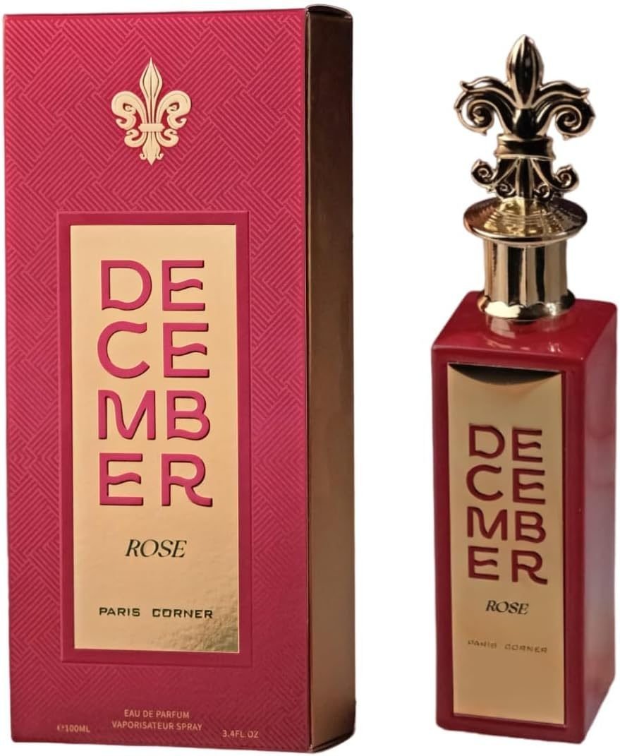 61VnQ9Ia8FL._AC_SL1200_.jpg Paris Corner December Rose EDP 100ml For Unisex - Image 1