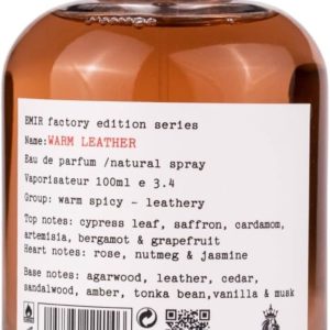 Paris Corner Emir Factory Edition Warm Leather EDP 100ml For Men