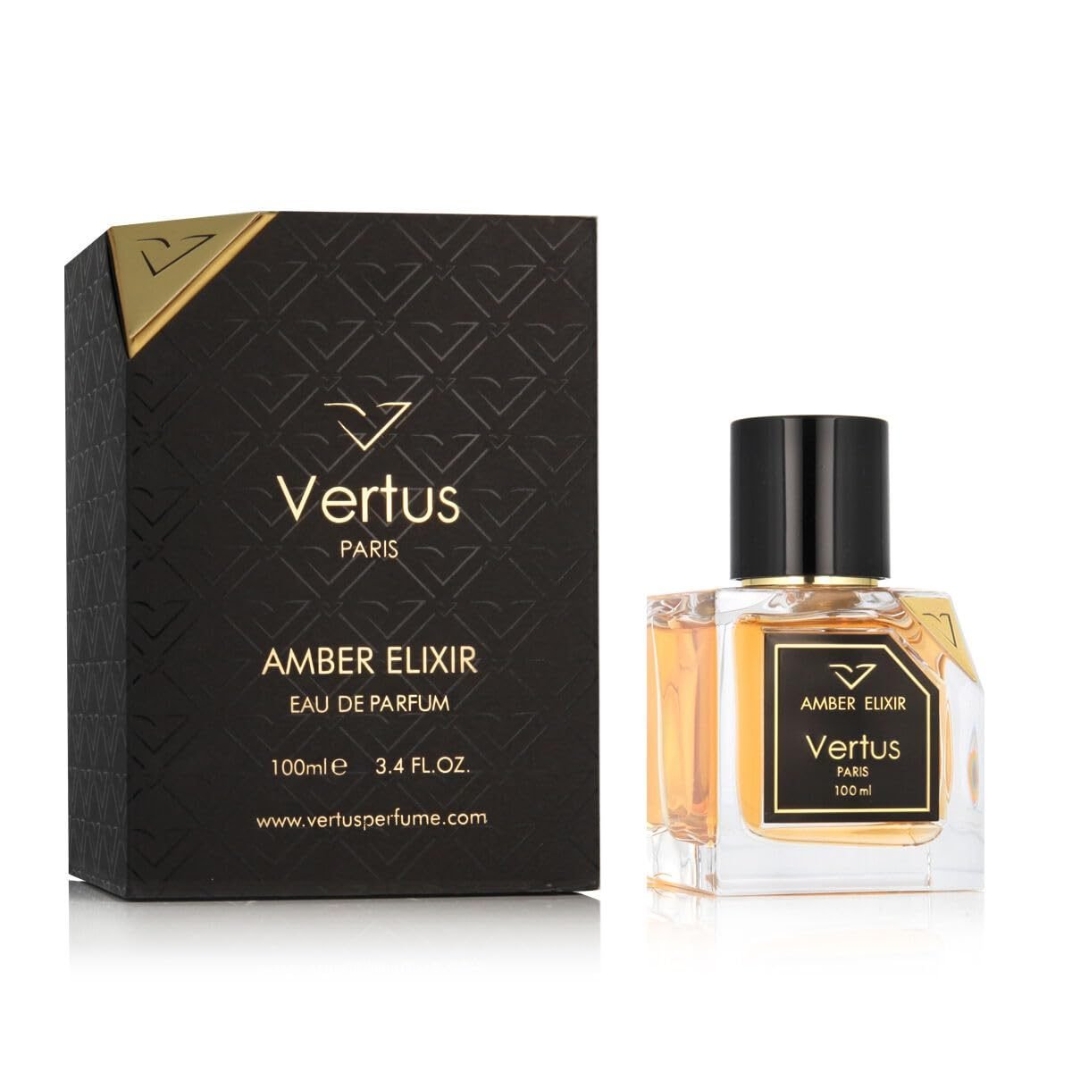 61gQ1qGEo0L._SL1200_.jpg Vertus Amber Elixir EDP 100ml Perfume For Men - Image 1