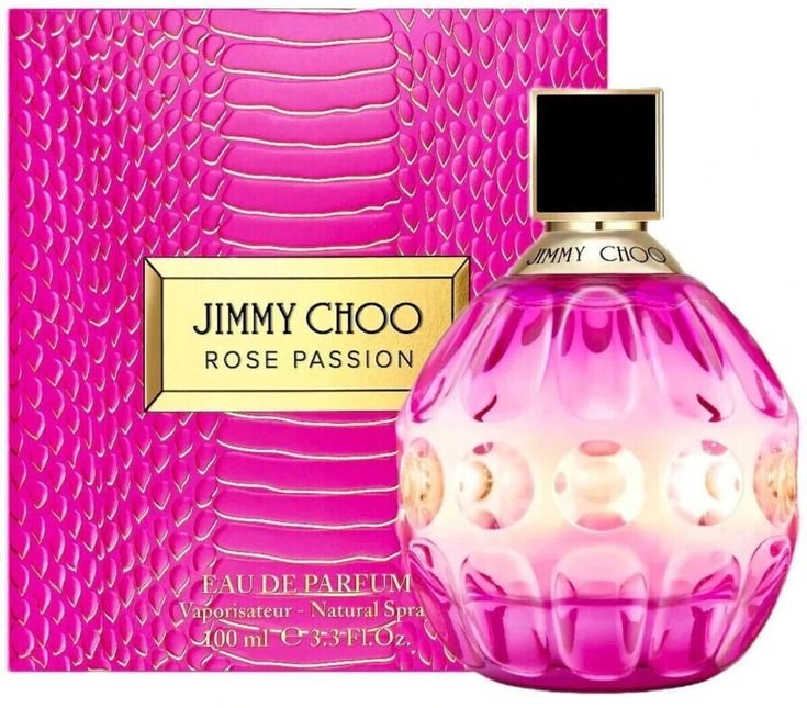 68d53ee89f25e18257a2cbc774dfe7b8.jpg JIMMY CHOO Rose Passion EDP 100ml For Women - Image 1