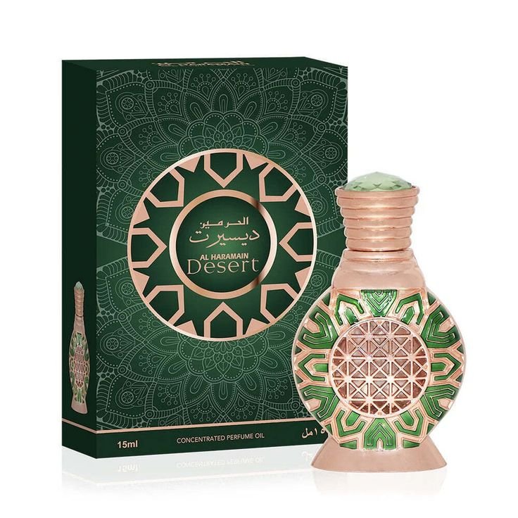 7c447bc602f7a9a6a1b4224c5b9eb477.jpg Al Haramain Desert 15ml Concentrated Oil Perfume For Unisex - Image 1
