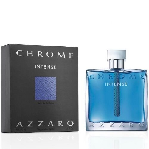 AZZARO-Chrome-Intense-EDT-100ml.jpg AZZARO Chrome Intense EDT 100ml For Men - Image 1