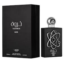 Lattafa-Pride-Tharwah-Silver-EDP-100ml.jpg Lattafa Pride Tharwah Silver EDP 100ml For Unisex - Image 1