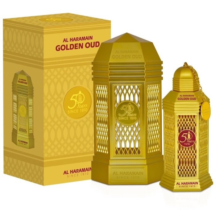 al_haramain_golden_oud_edp_100ml_perfume.jpg Al Haramain Golden Oud EDP 100ml Perfume For Unisex - Image 1