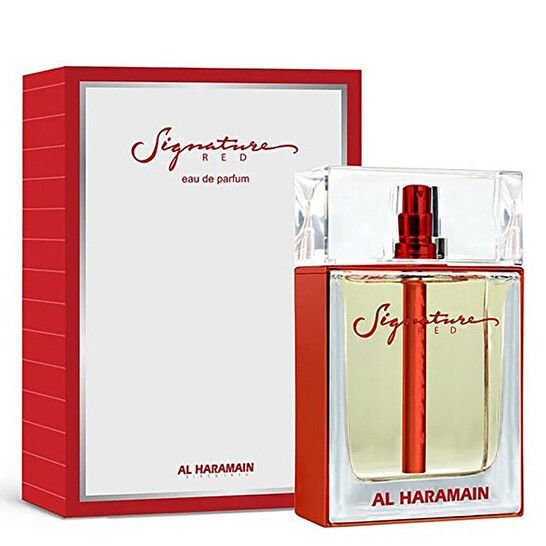 b1d3803ef29135f0380fba23d2b7c0e0.jpg Al Haramain Signature Red EDP For Unisex - Image 1