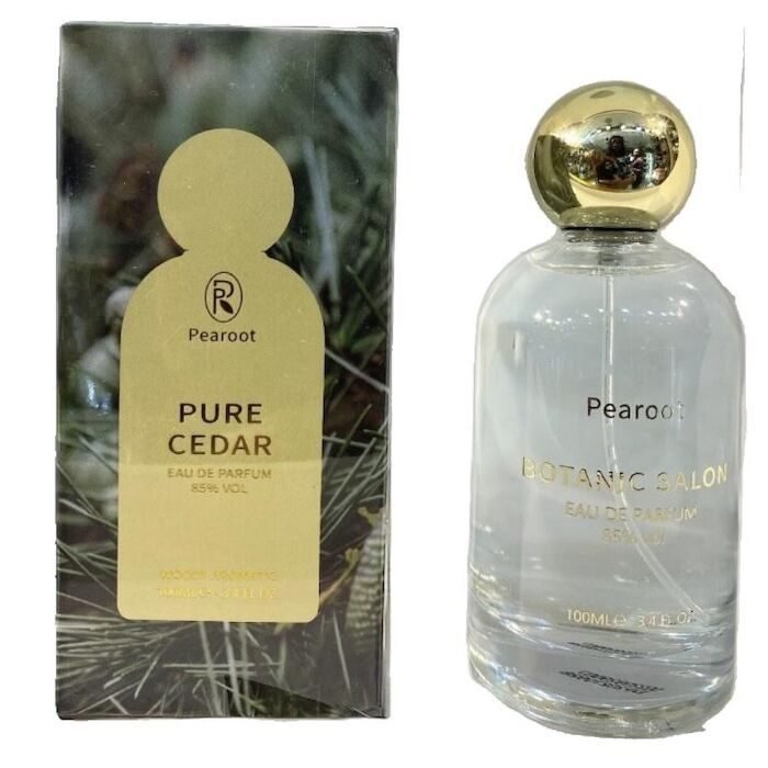 pearoot_pure_cedar_woody_aromatic_edp_100ml.jpg Pearoot Pure Cedar Woody Aromatic EDP 100ml For Unisex - Image 1